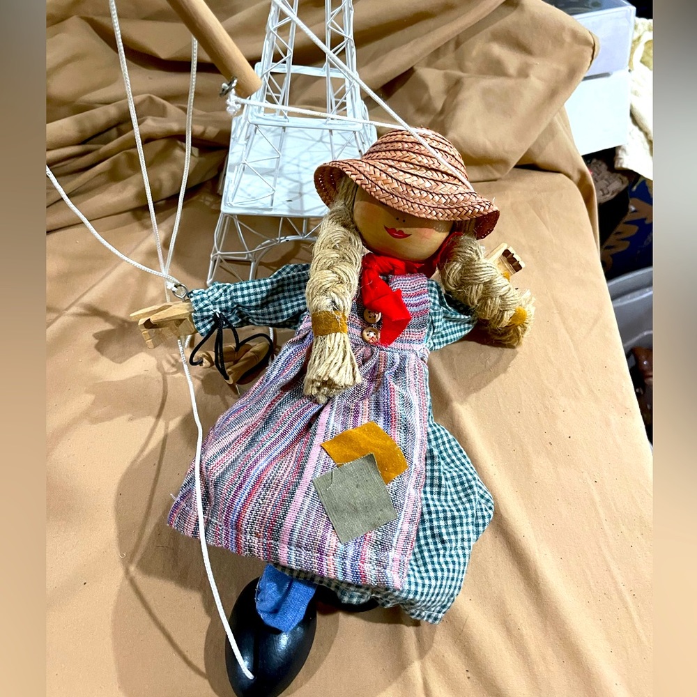 Girl marionette puppet